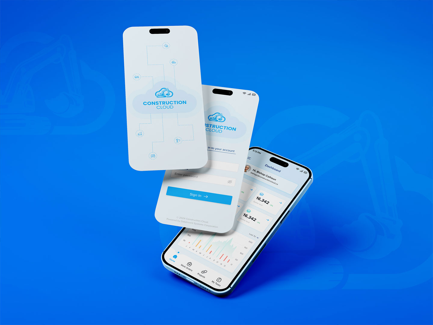 Construction Cloud mobile app interface