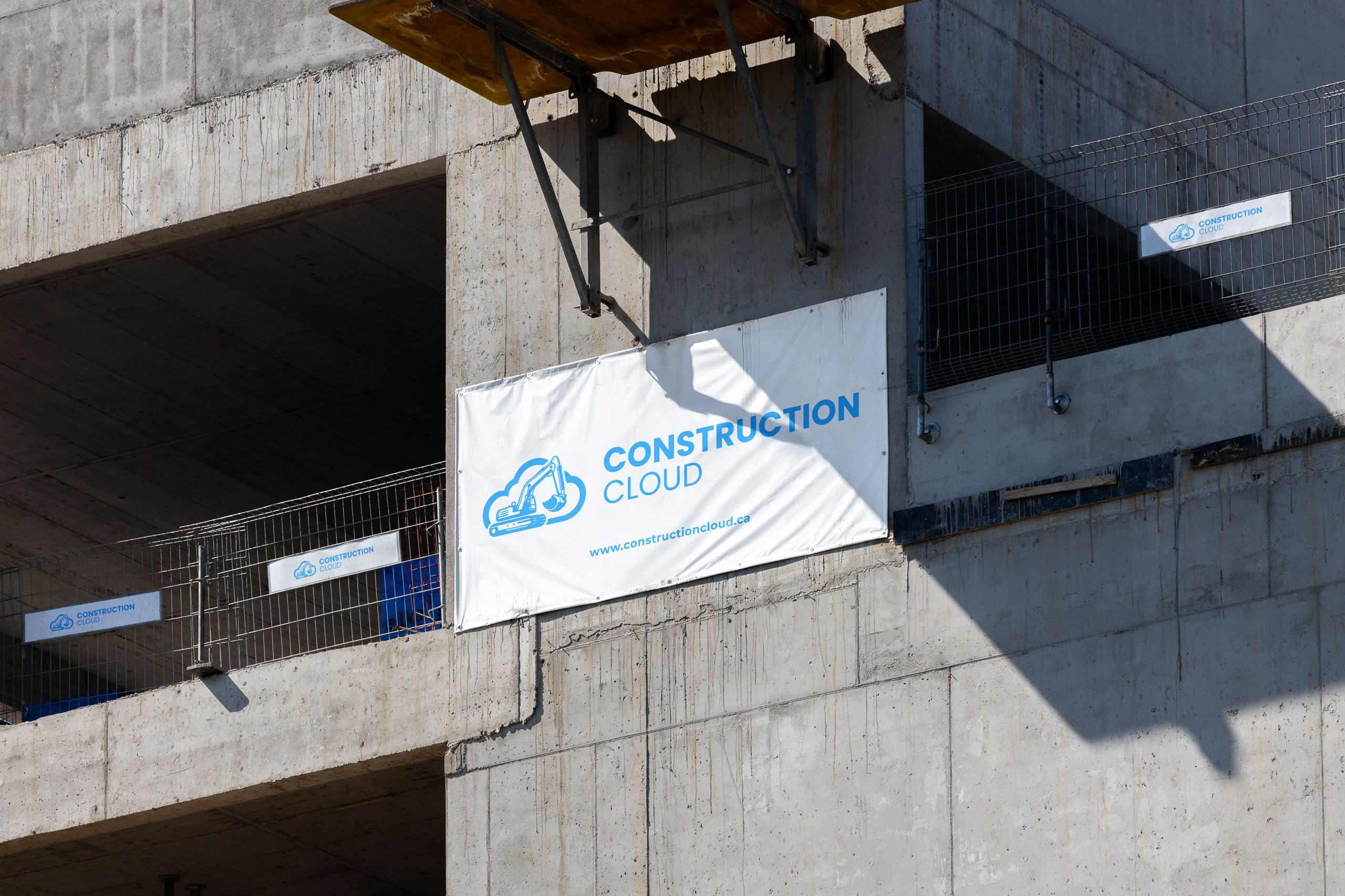 Construction Cloud digital brand mockup