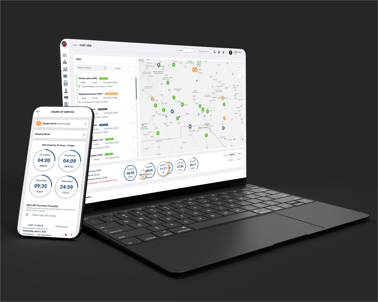 LogELD SaaS platform dashboard